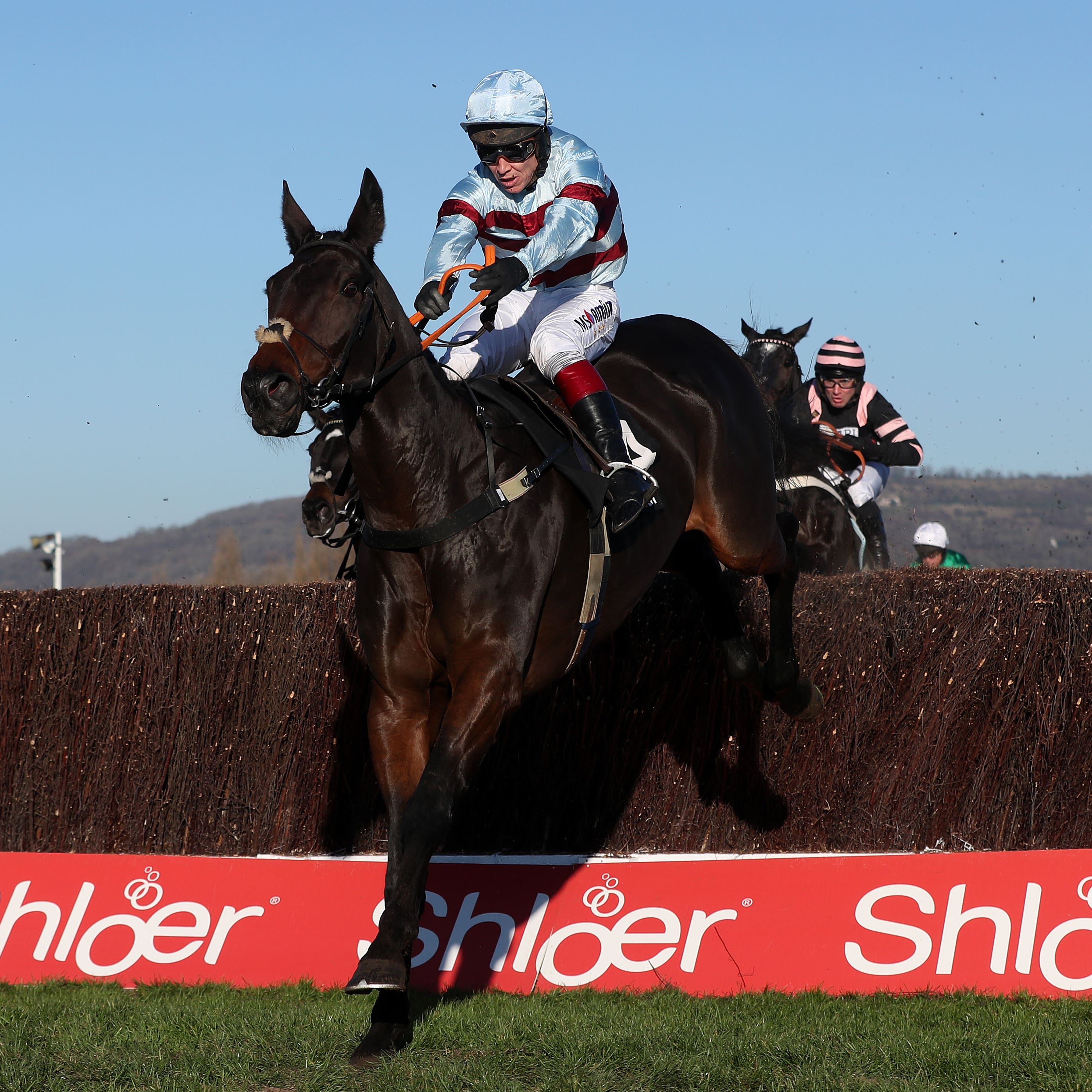 Lalor on his way to winning at Cheltenham in November