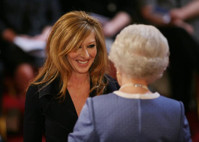 Kelly Hoppen with the Queen 