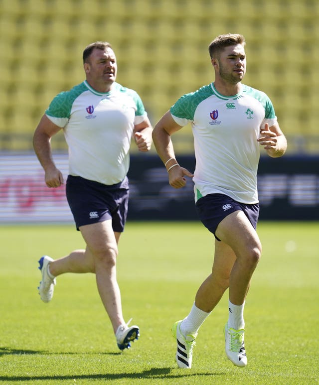 Dave Kilcoyne, left, is enjoying his second Rugby World Cup