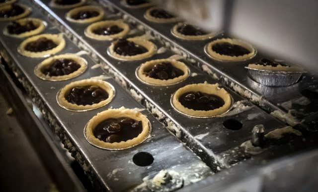 Mr Kipling mince pie factory