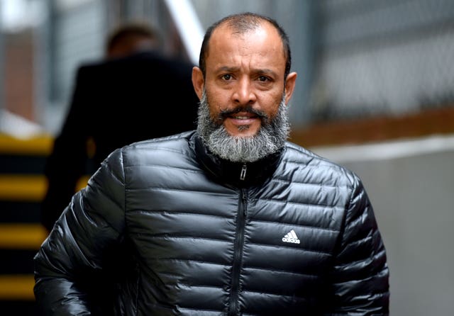 Wolves manager Nuno Espirito Santo