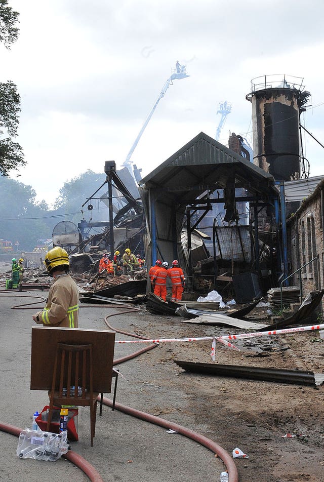 Cheshire mill explosion