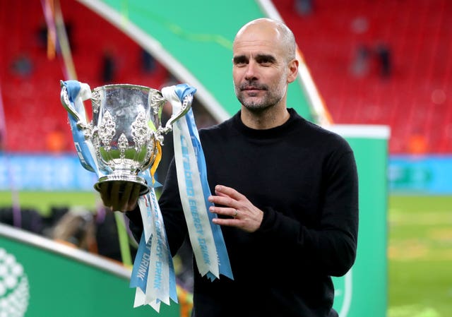 Pep Guardiola's Manchester City have won the League Cup for the previous four seasons.
