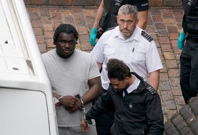 Anthony Esan in custody