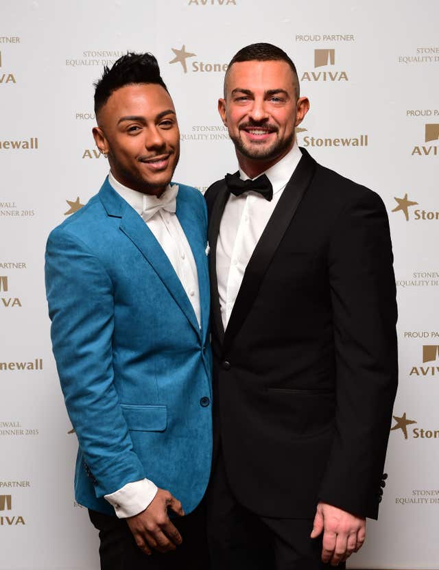 Marcus Collins, left, and Robin Windsor 