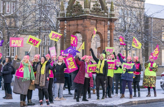 The Educational Institute of Scotland (EIS) rally