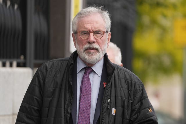 Former Sinn Fein president Gerry Adams