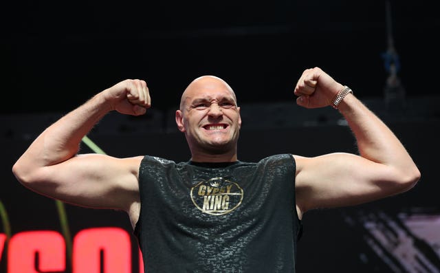Tyson Fury holds the WBC heavyweight title (Bradley Collyer/PA)