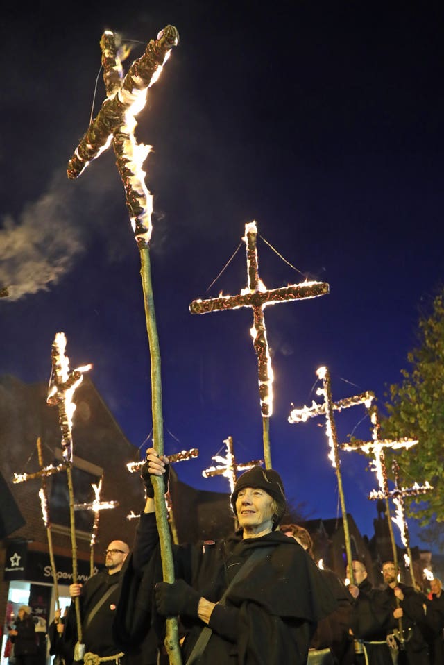 In Pictures Bonfire Night processions light up November evening