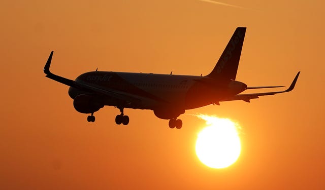 An aeroplane