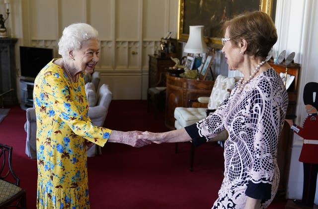 Audience at Windsor Castle