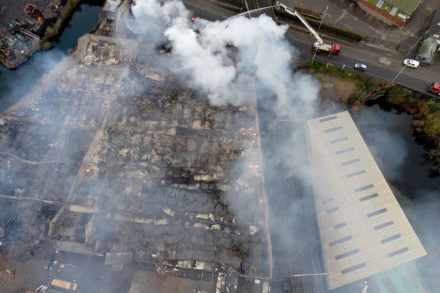 Wolverhampton factory fire