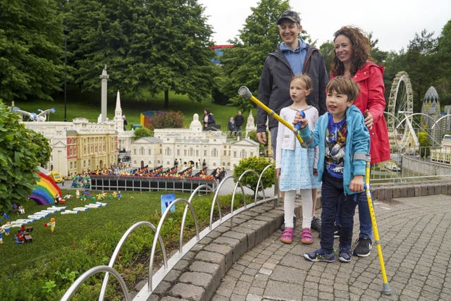 Brett family visit to Legoland