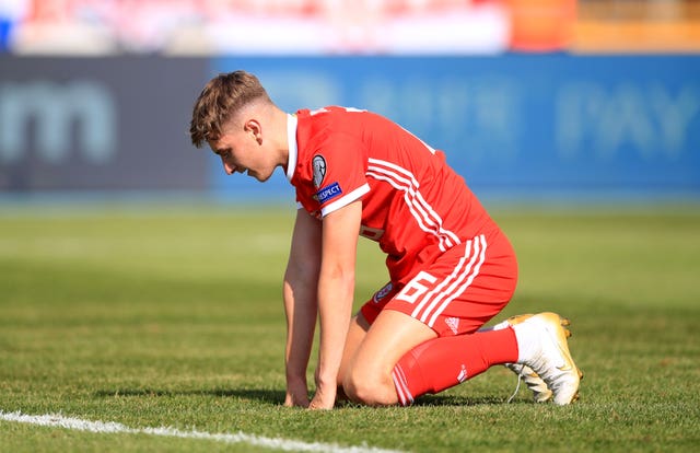 David Brooks scored his first goal for Wales