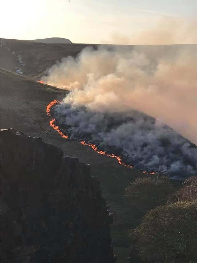 Marsden Moor fire
