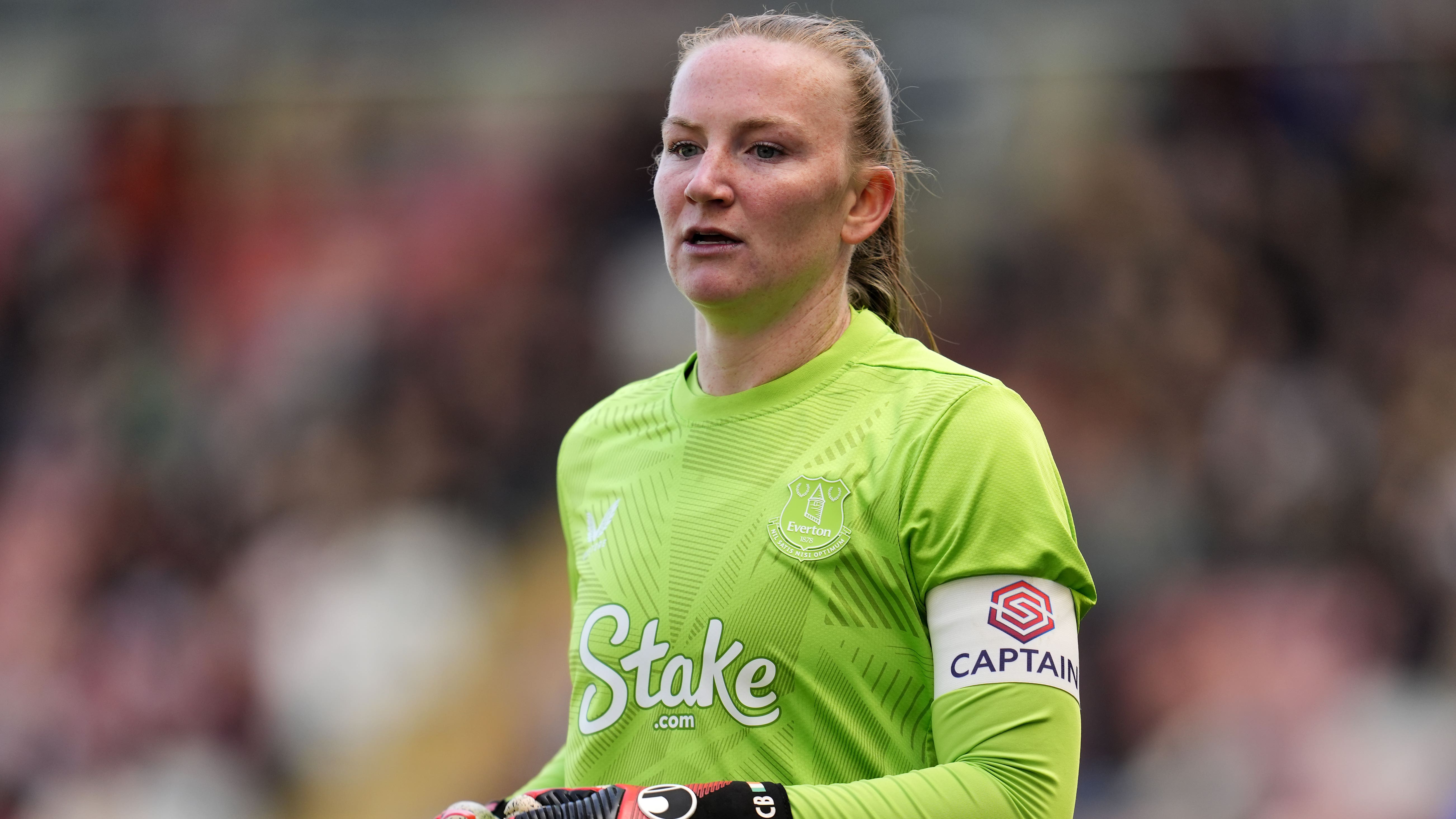 Goalkeeper Courtney Brosnan impressed as Everton beat Liverpool 2-0 at Anfield (Nick Potts/PA)
