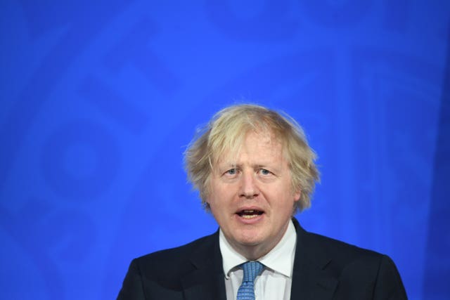 Prime Minister Boris Johnson