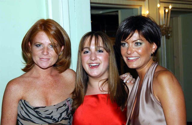 Patsy Palmer with Natalie Cassidy and Tracy Shaw in 2001 