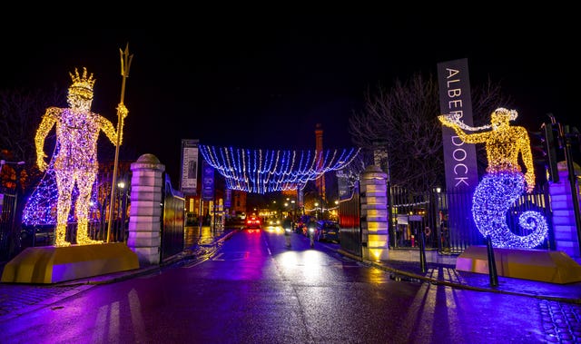 Liverpool Christmas lights