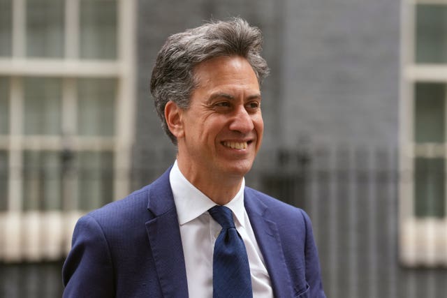 Energy Secretary Ed Miliband 