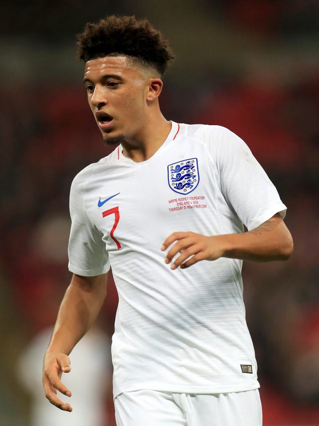 Sancho has been making his mark for England as well as Dortmund