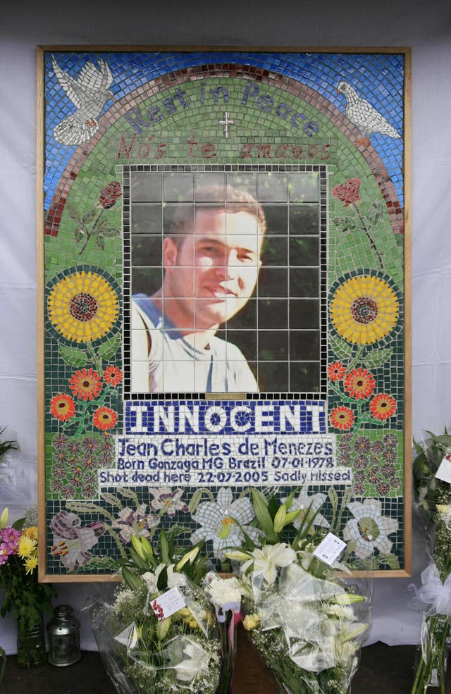 Fourth anniversary of Jean Charles De Menezes death