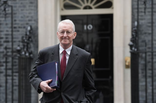 Northern Ireland Secretary Hilary Benn