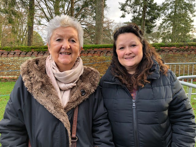 Jean Acton (left) with her daughter Abbe Jelley