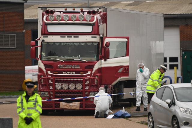 Bodies found in lorry container