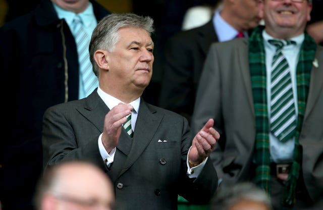 Celtic chief executive Peter Lawwell paid tribute to Stevie Chalmers