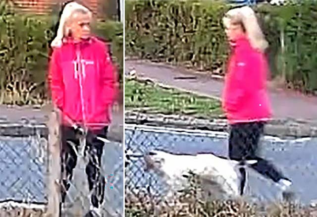 CCTV images issued by Suffolk Police of Anita Rose. 