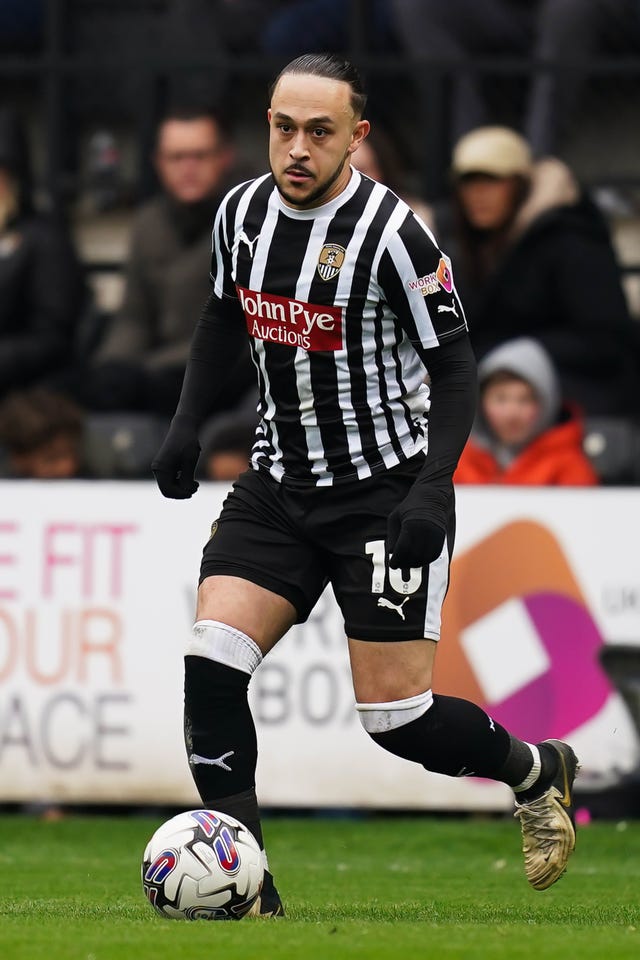 Jodi Jones in action for Notts County against Salford 