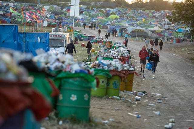 Glastonbury Festival 2019 departures