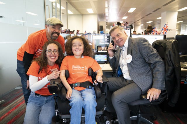 Sam Allardyce during the BGC annual charity day at Canary Wharf in London 