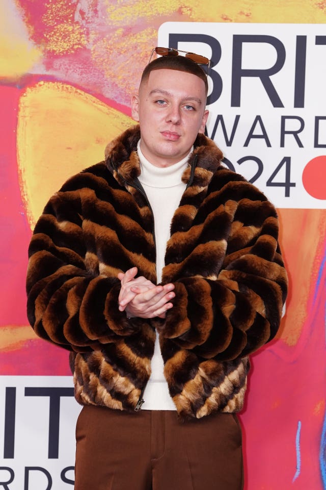 Aitch attending the Brit Awards 2024 at the O2 Arena in London