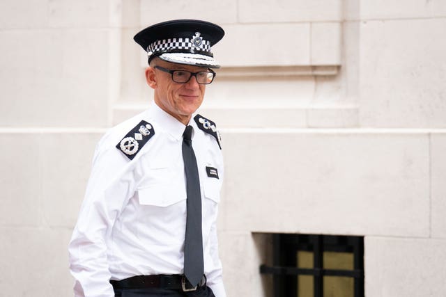 Metropolitan Police Commissioner Sir Mark Rowley