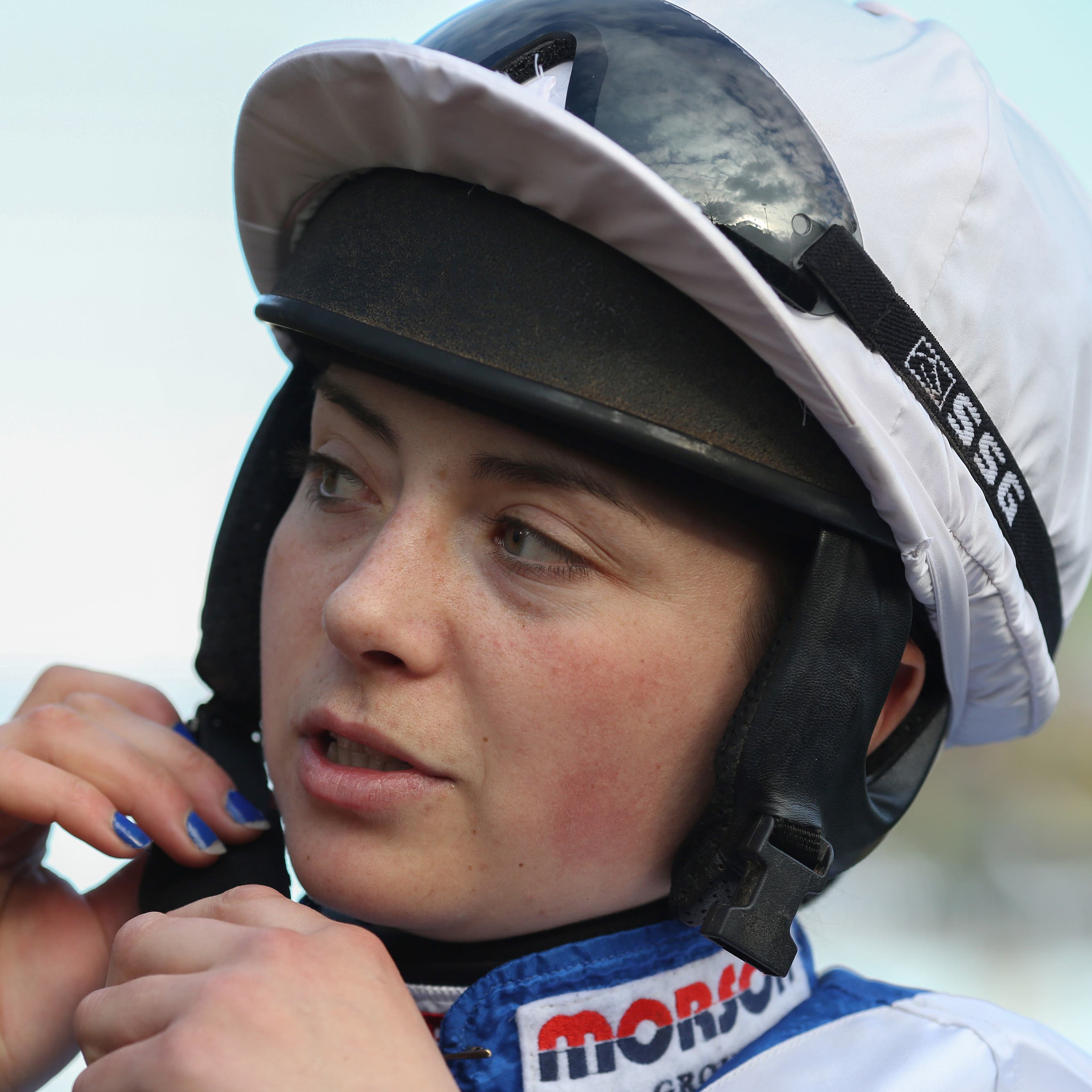Bryony Frost celebrated the 100th winner of her career at Plumpton on Monday