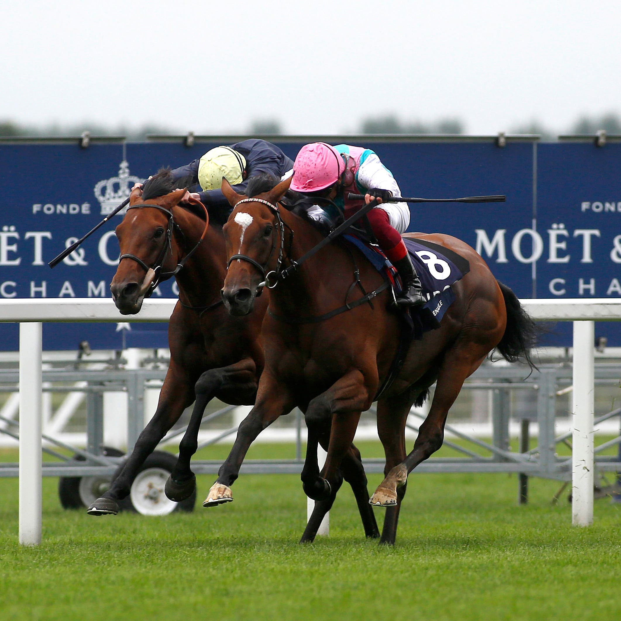 Enable and Frankie Dettori just got the better of Crystal Ocean