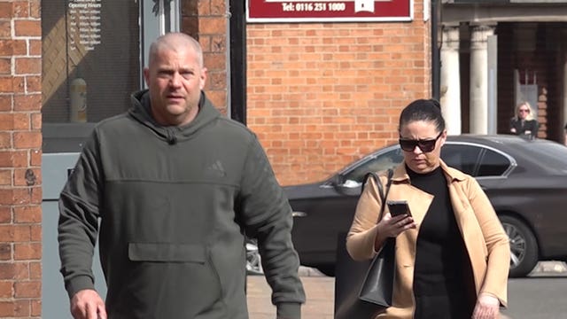 Geoffrey Goodyear (left) also appeared in court on Wednesday (Phil Barnett/PA)