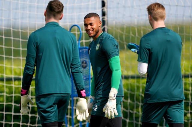 Republic of Ireland goalkeeper Gavin Bazunu