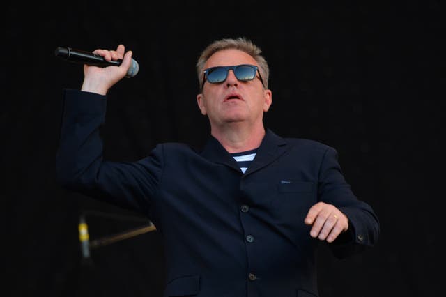 Suggs on stage
