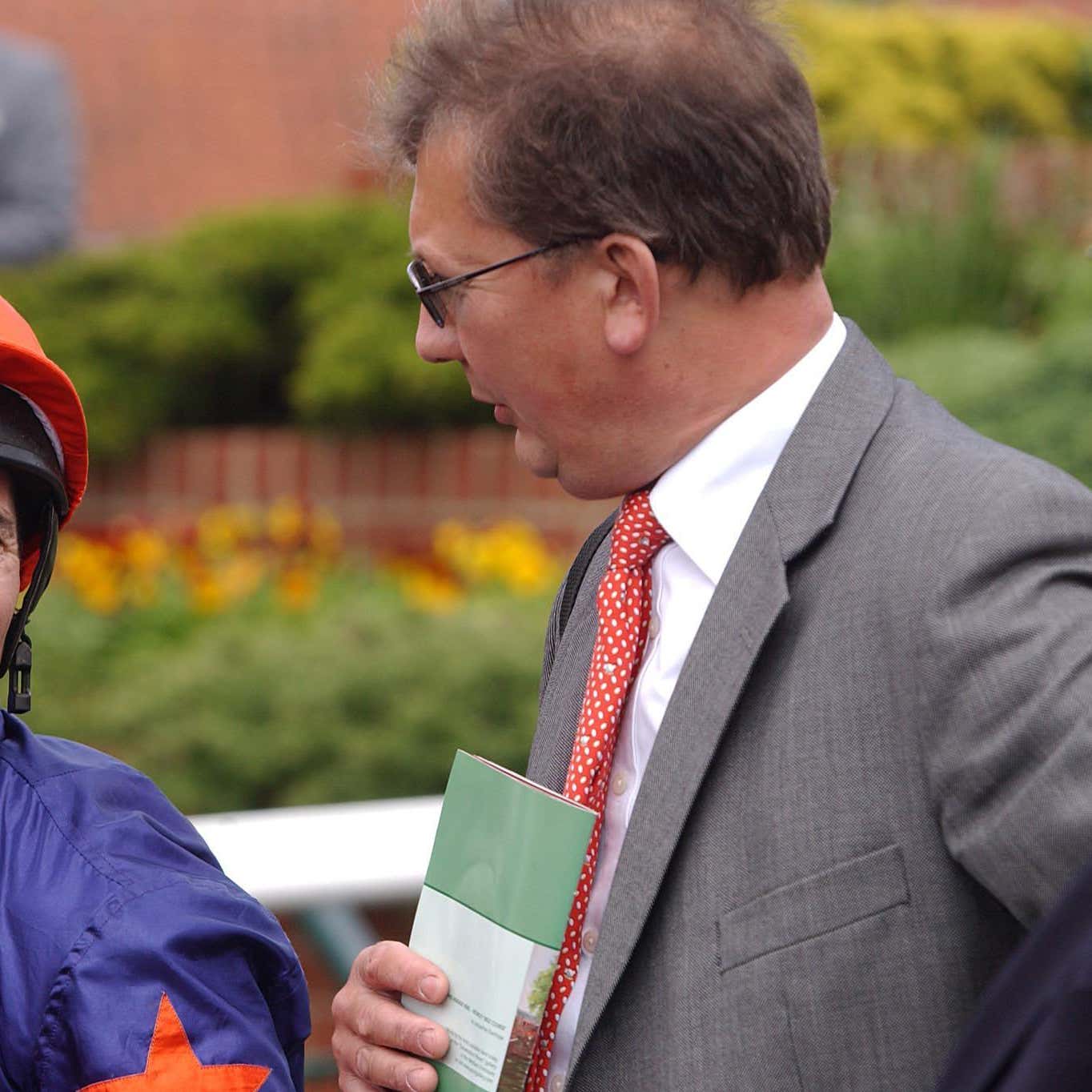 Mark Tompkins with former jockey Richard Hills