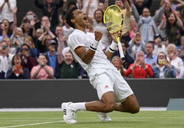 Felix Auger-Aliassime has enjoyed a fine run to the Wimbledon quarter-finals 