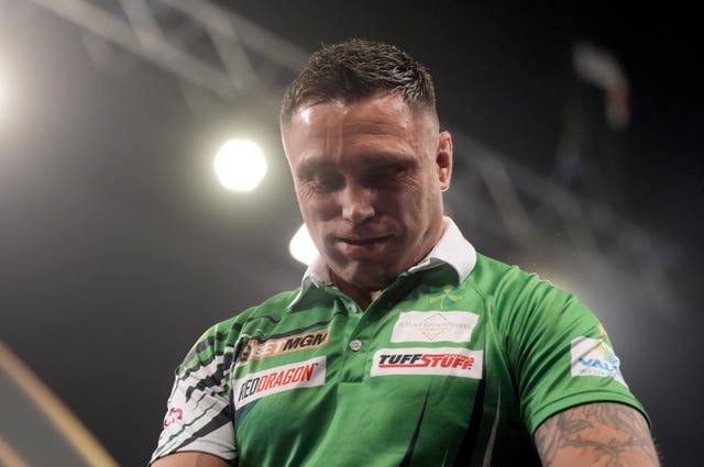 Gerwyn Price after losing the final against Luke Littler on night seven of the Premier League in Dublin