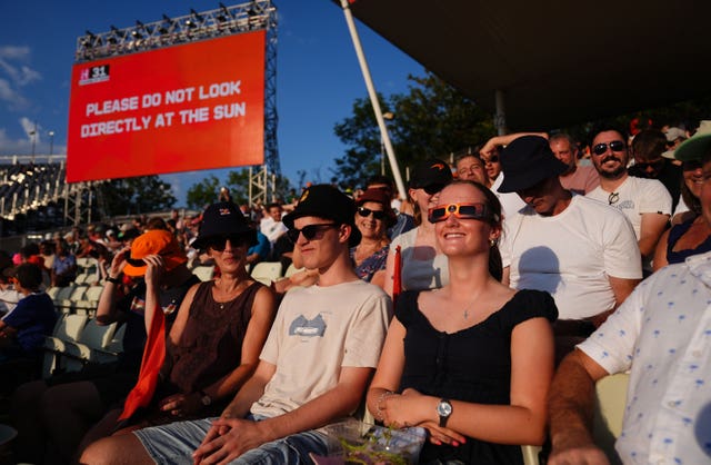 Spectators take in solar eclipse at sporting events across Europe | Falmouth Packet