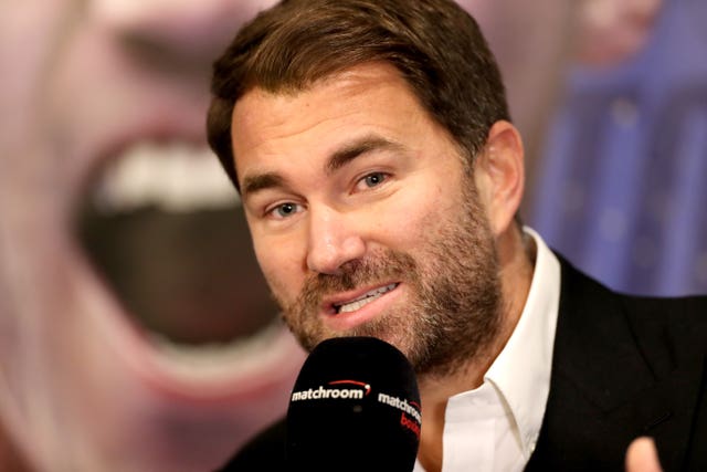 Promoter Eddie Hearn described the bout as a 