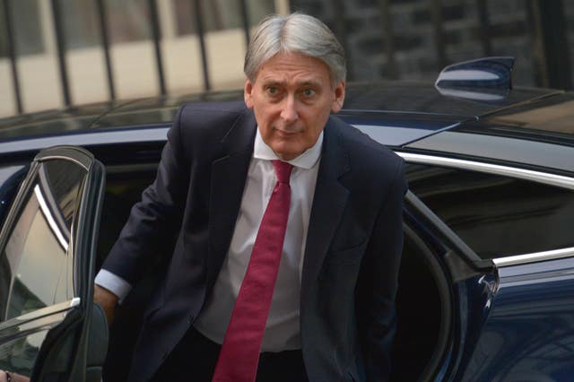 Chancellor Philip Hammond warned of 'economic chaos' if the Brexit deal is rejected by MPs (Nick Ansell/PA)