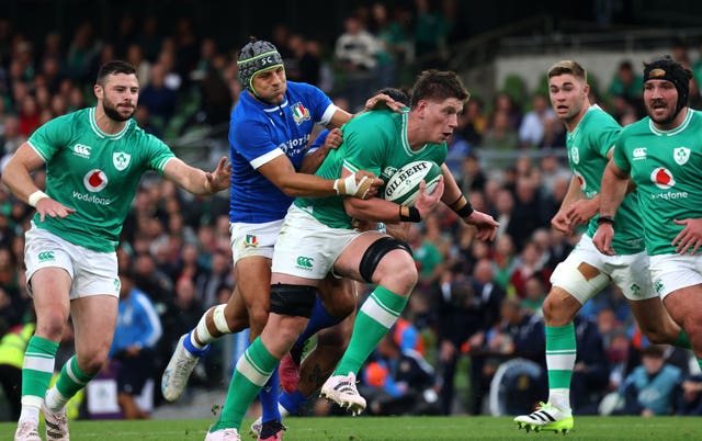 Ireland lock Joe McCarthy has three Test caps