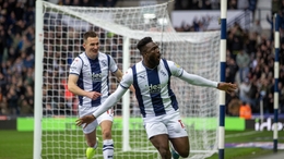 West Bromwich Albion’s Daryl Dike celebrates scoring his second during the Sky Bet Championship match at The Hawthorns, West Bromwich. Picture date: Saturday February 25, 2023.