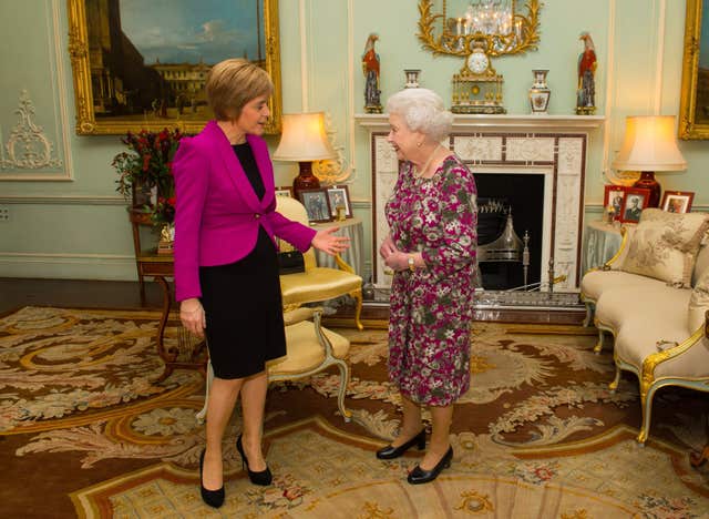 The Queen meets Scotland's First Minister